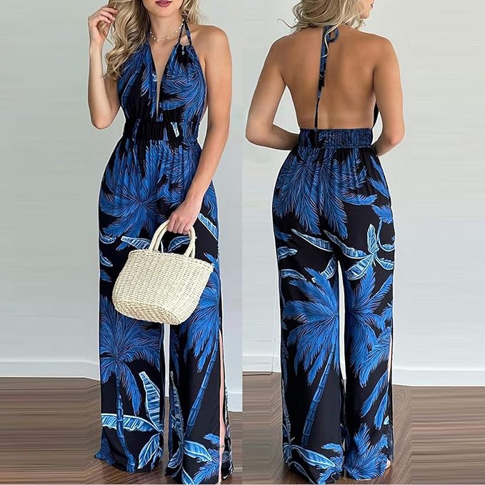 Lina™ - Stylish Halter Neck Jumpsuit