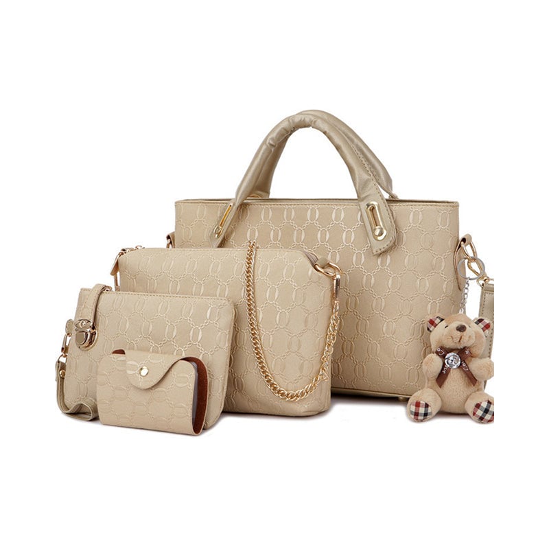 Grace - Elegant 4-Piece Leather Handbag Set