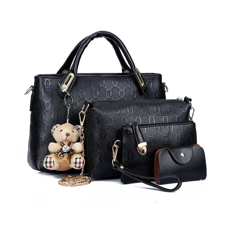 Grace - Elegant 4-Piece Leather Handbag Set