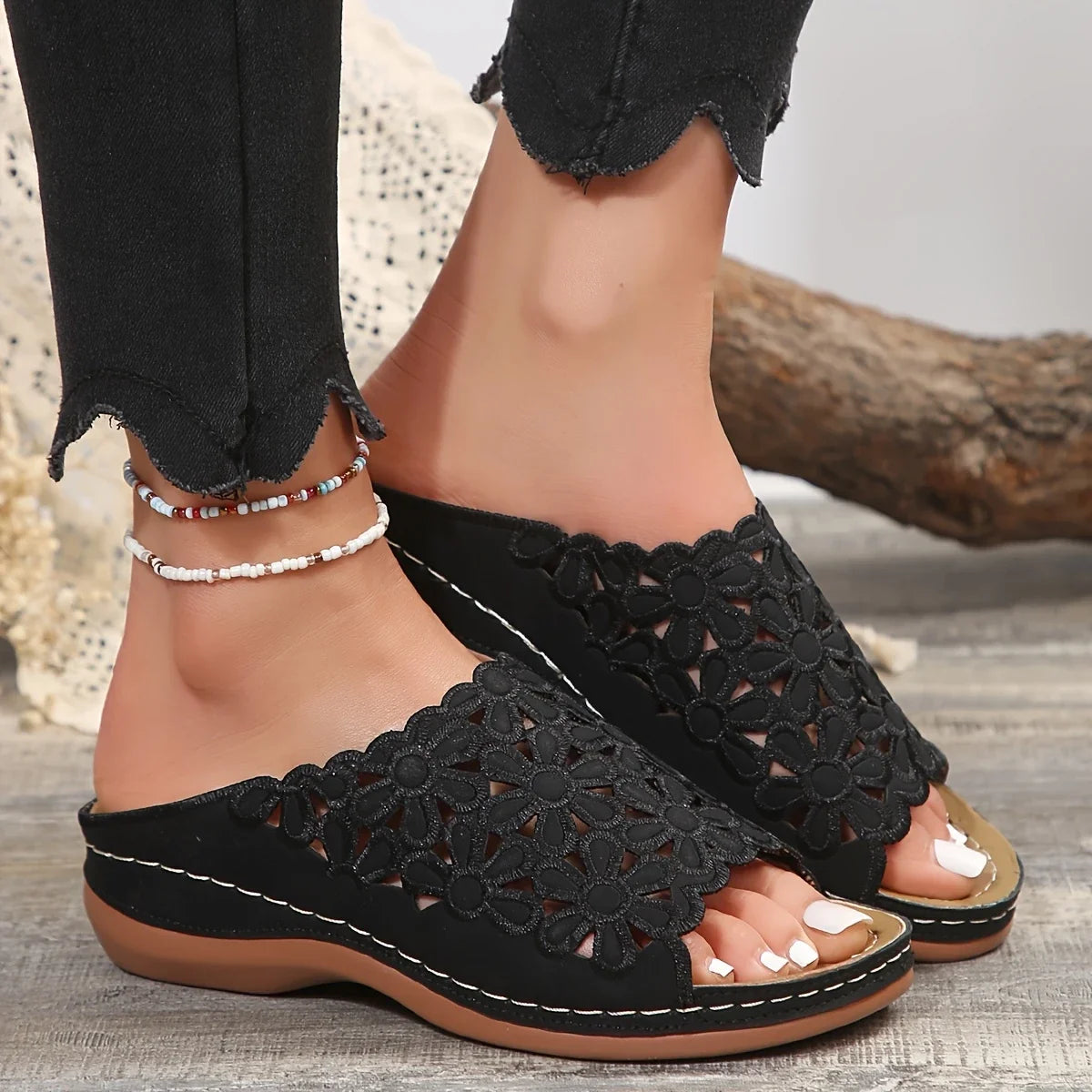 Ella™ - Elegant Floral Comfort Sandals