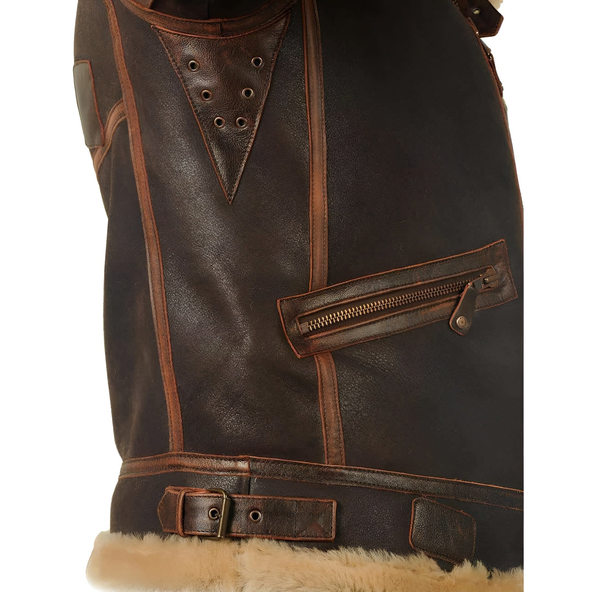 Owen™ - Stylish Heated Pilot Leather Jacket
