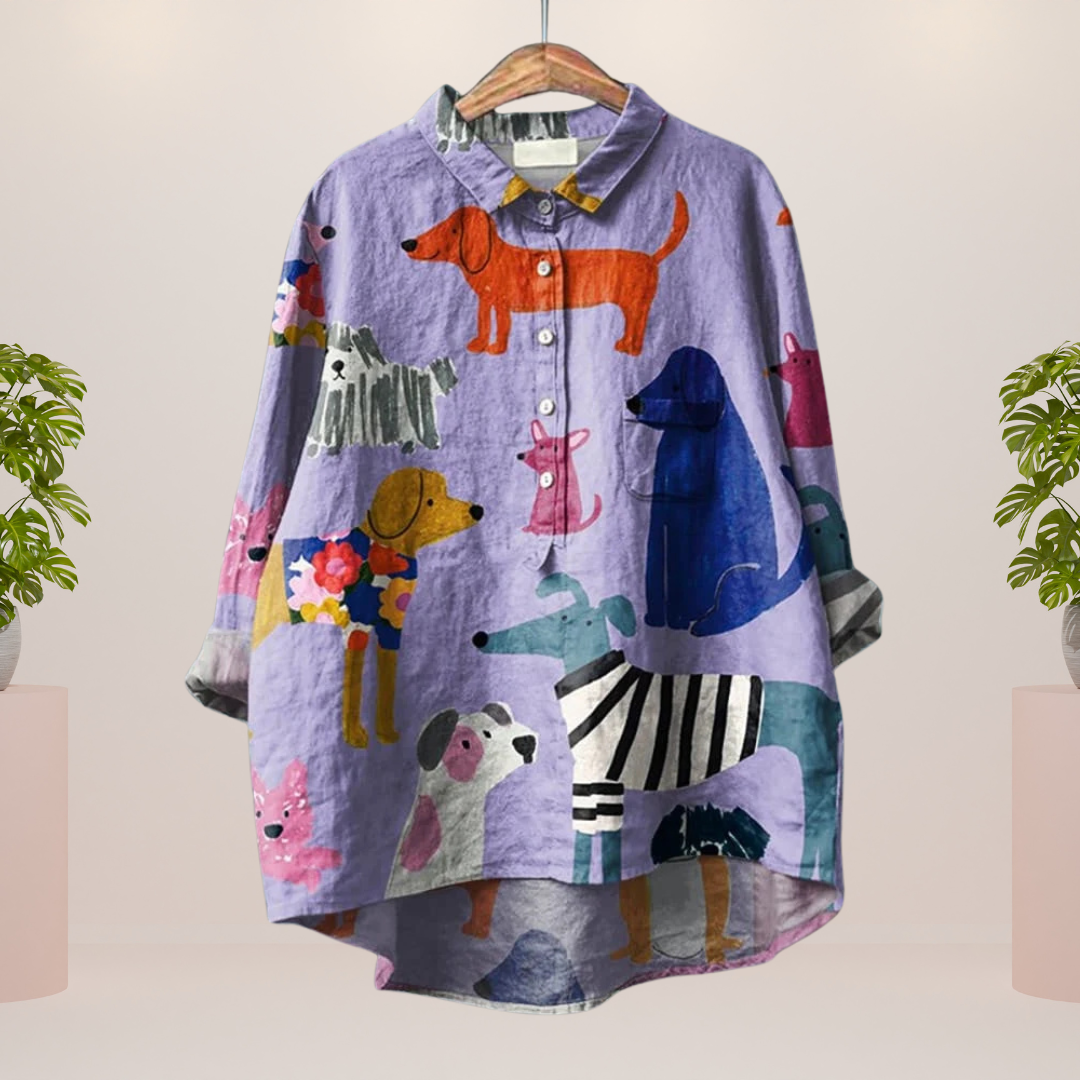 Victoria™ - Handmade women's shirt