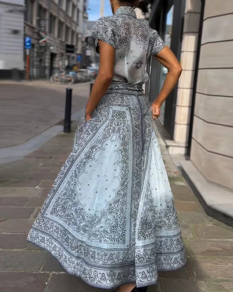Abigail™ - Boho Print Two-Piece Set