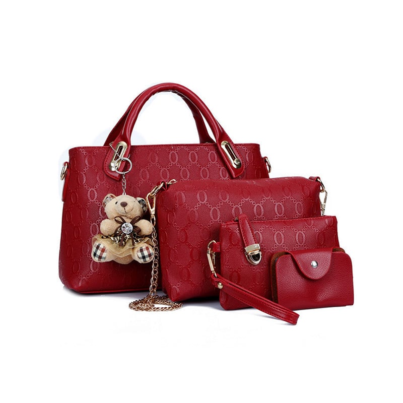 Grace - Elegant 4-Piece Leather Handbag Set