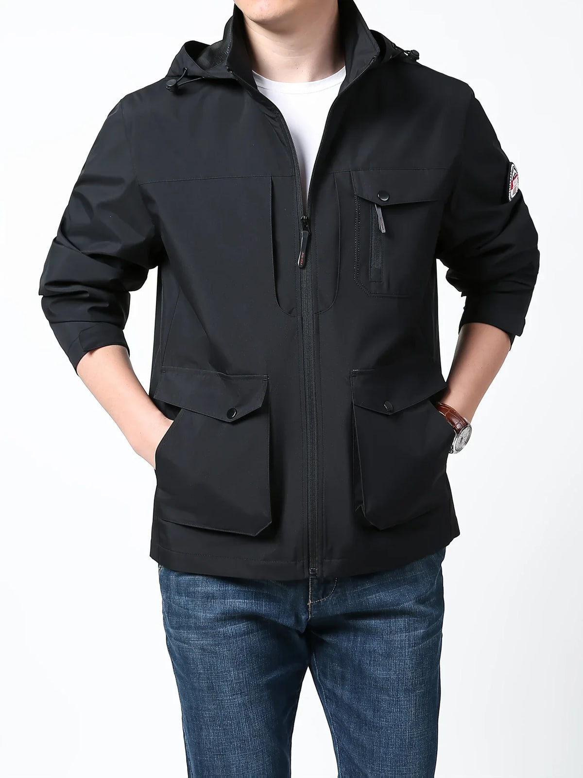 Henry™ - Comfortable Waterproof Jacket with Detachable Hood