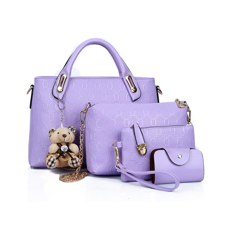 Grace - Elegant 4-Piece Leather Handbag Set