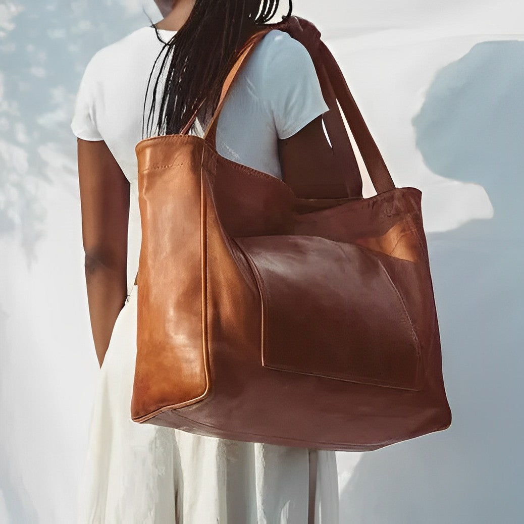 Amelia - Vintage Leather Shoulder Bag
