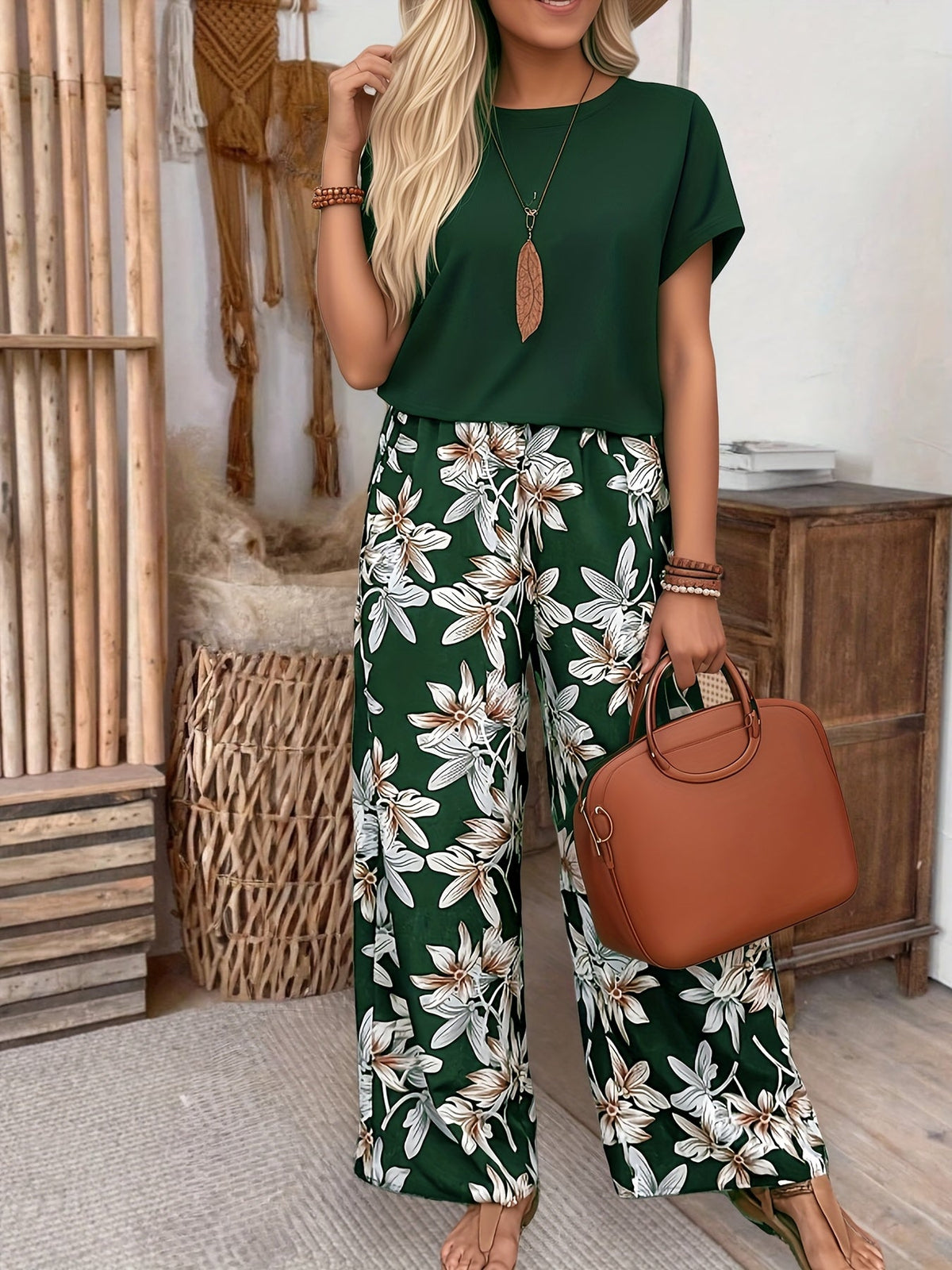 Penelope™ - Elegant Floral Print Set