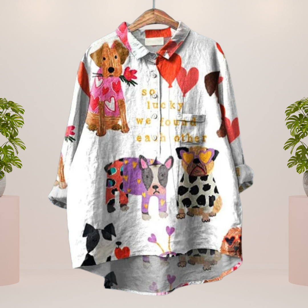 Victoria™ - Handmade women's shirt