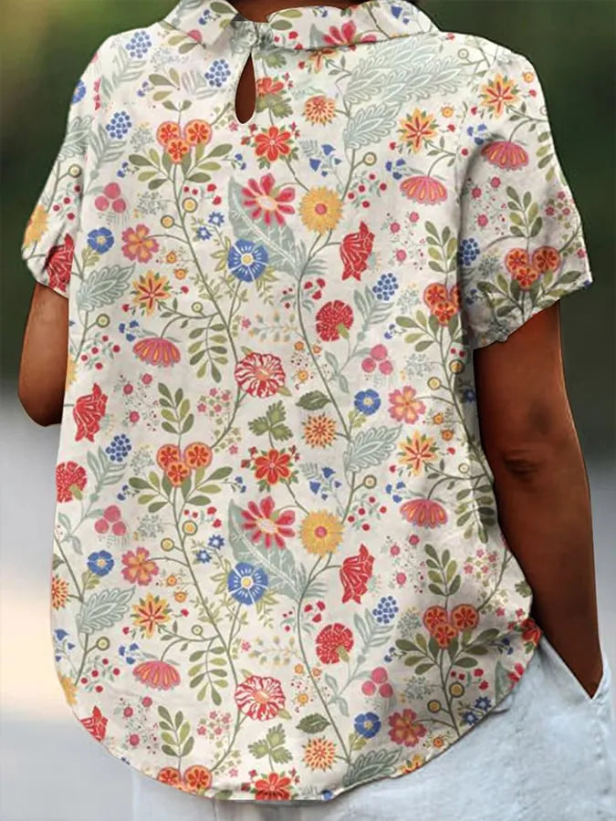 Zoe™ - Floral Elegant Blouse