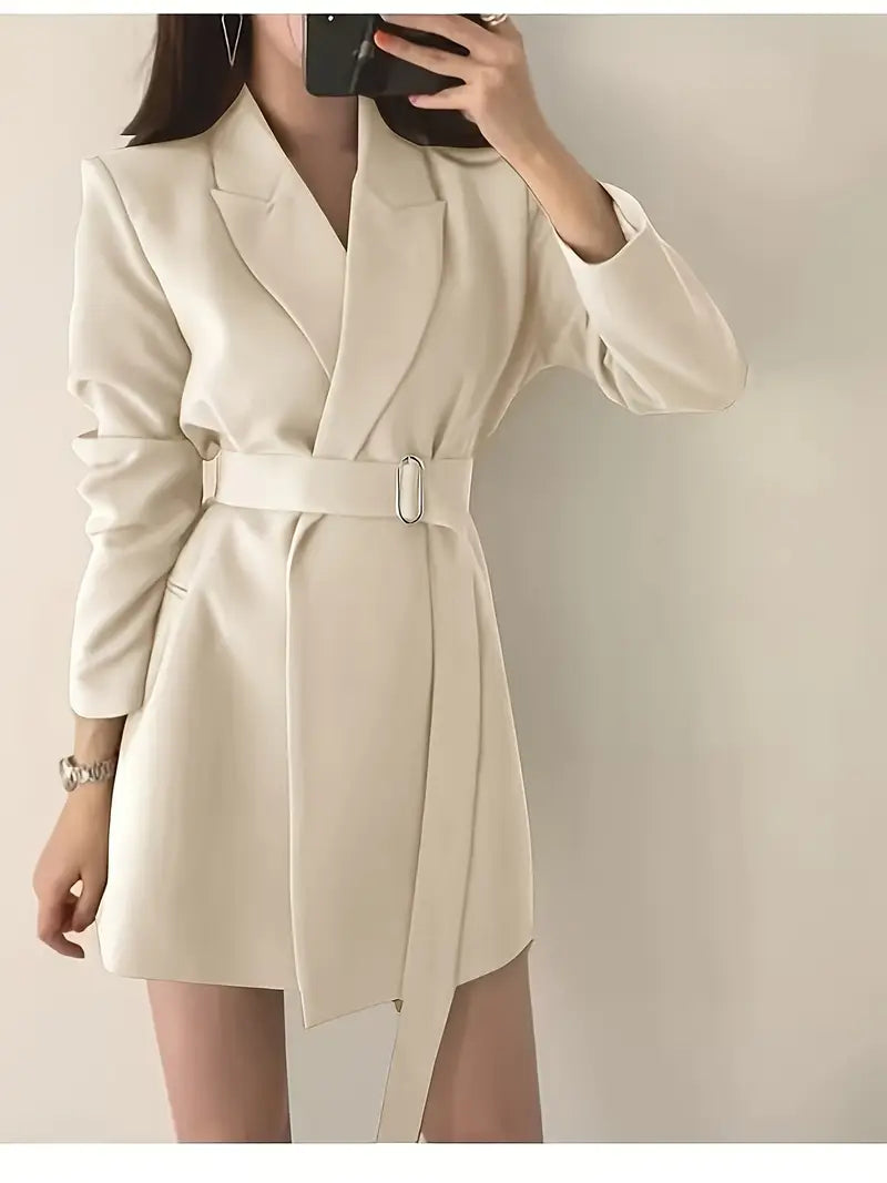 Sophia™ - Chic Midi Trench Coat