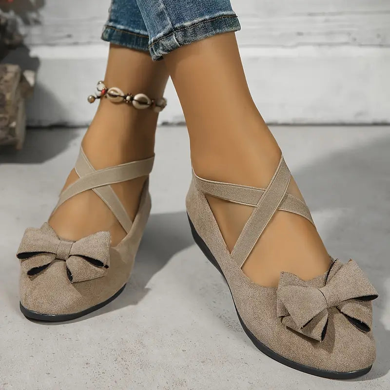 Olivia™ - Elegant Cross Bow Shoes