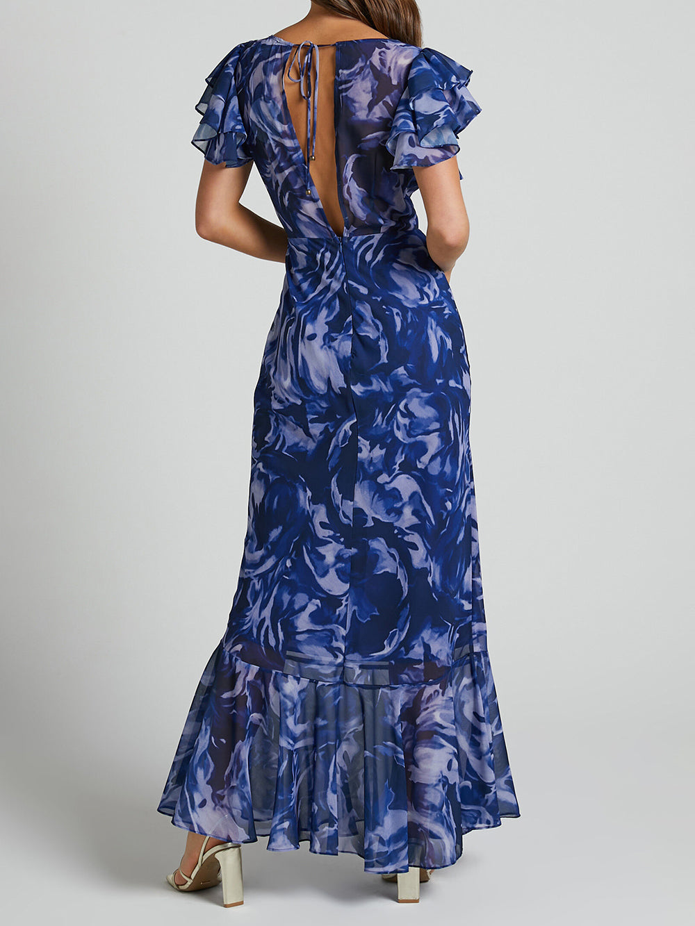 Scarlett™ - Stylish Long Dress With Ruffles