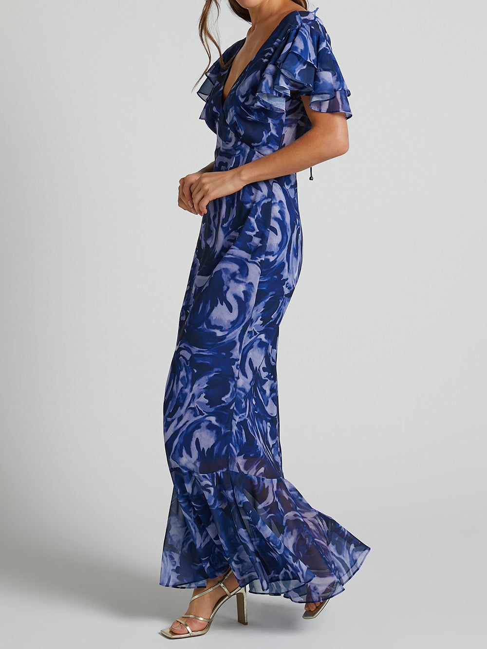 Scarlett™ - Stylish Long Dress With Ruffles
