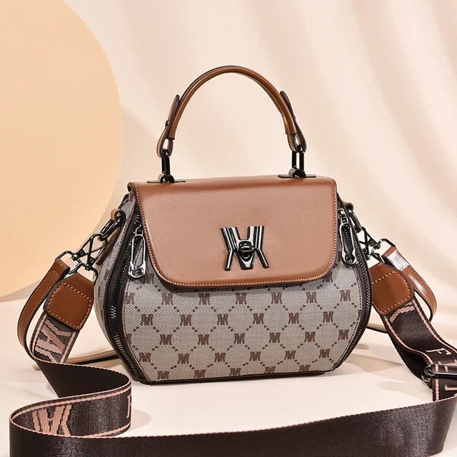 Genevieve - Luxe Charm Leather Shoulder Bag