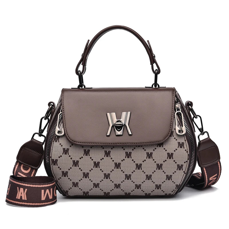 Genevieve - Luxe Charm Leather Shoulder Bag