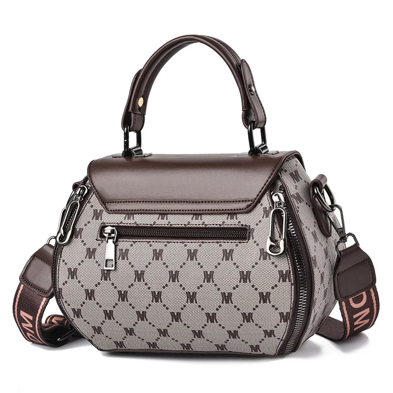 Genevieve - Luxe Charm Leather Shoulder Bag