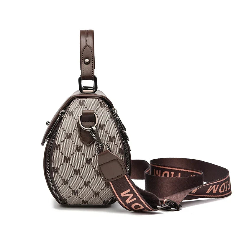 Genevieve - Luxe Charm Leather Shoulder Bag