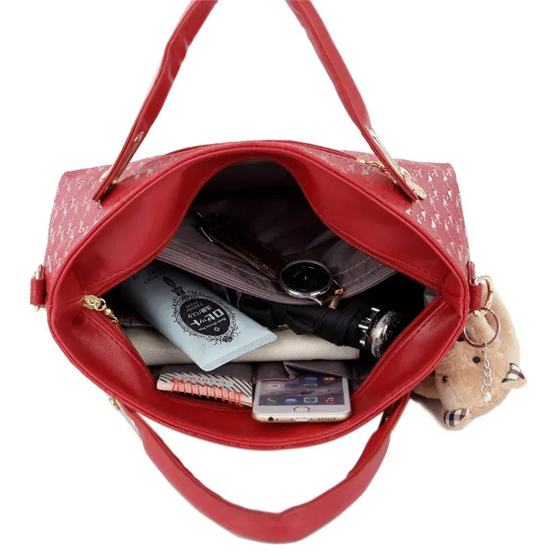 Grace - Elegant 4-Piece Leather Handbag Set