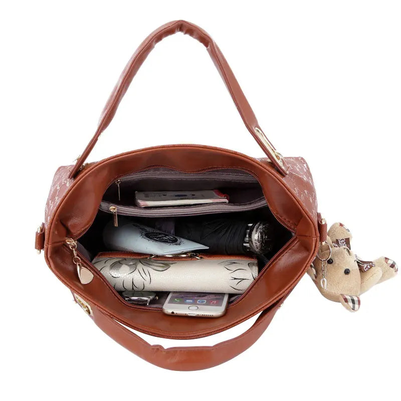 Grace - Elegant 4-Piece Leather Handbag Set