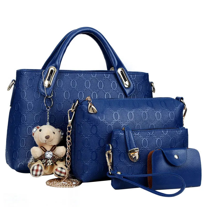 Grace - Elegant 4-Piece Leather Handbag Set