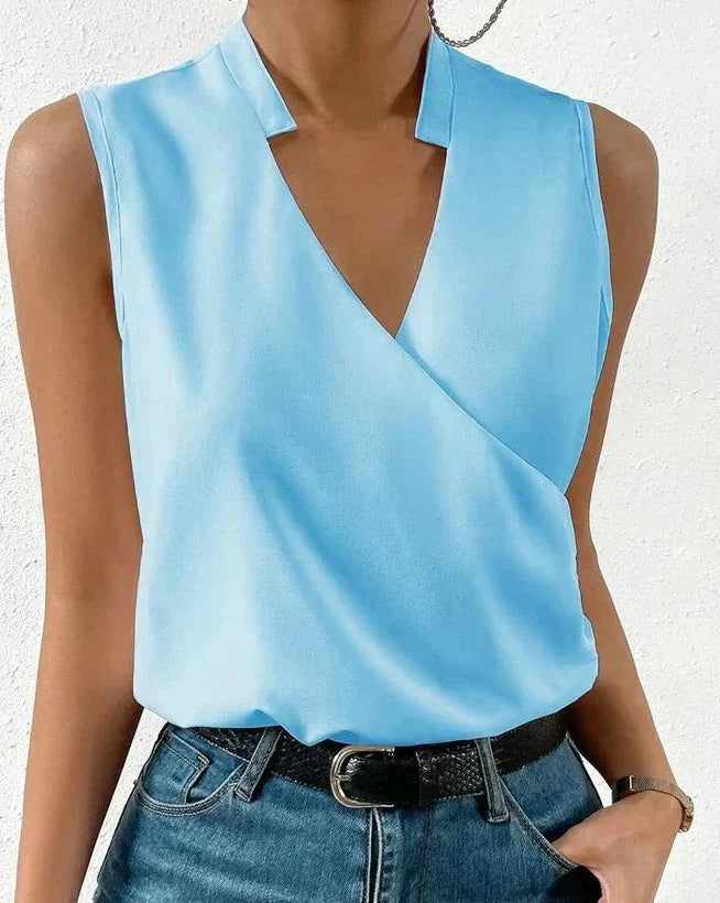 Harper™ - Casual Loose Cross Wrap Top