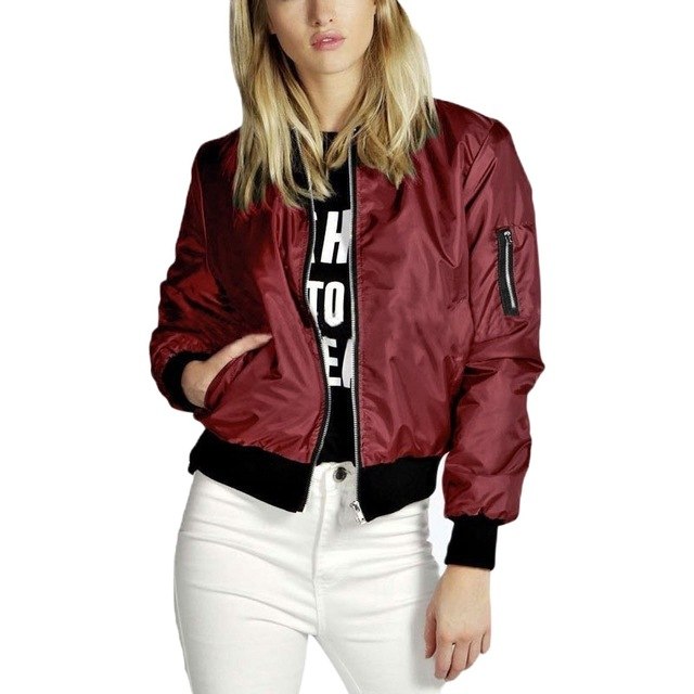 Scarlett™ - Stylish Bomber Jacket