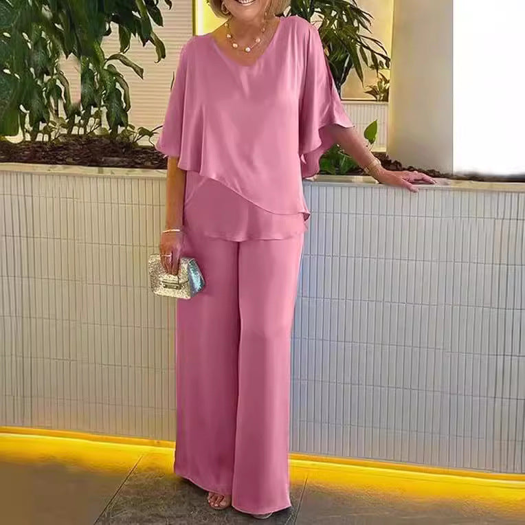 Mia™ - Effortless Wide-Leg Set