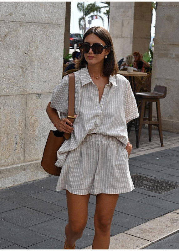 Zoe™ - Chic Striped Set