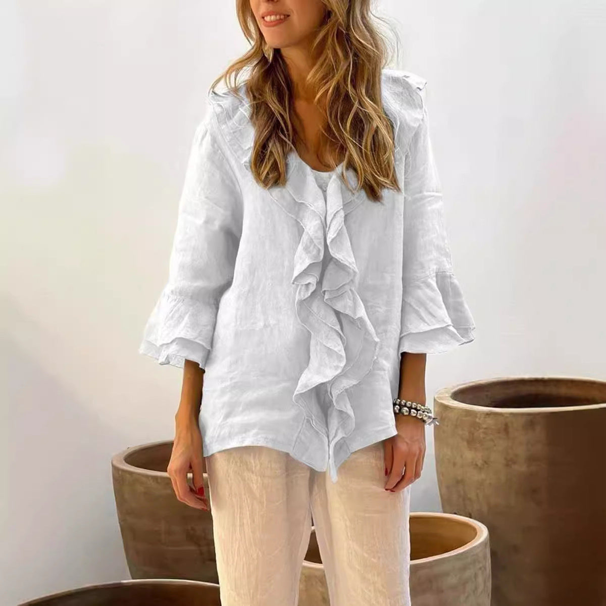 Aria™ - Casual Ruffle Blouse