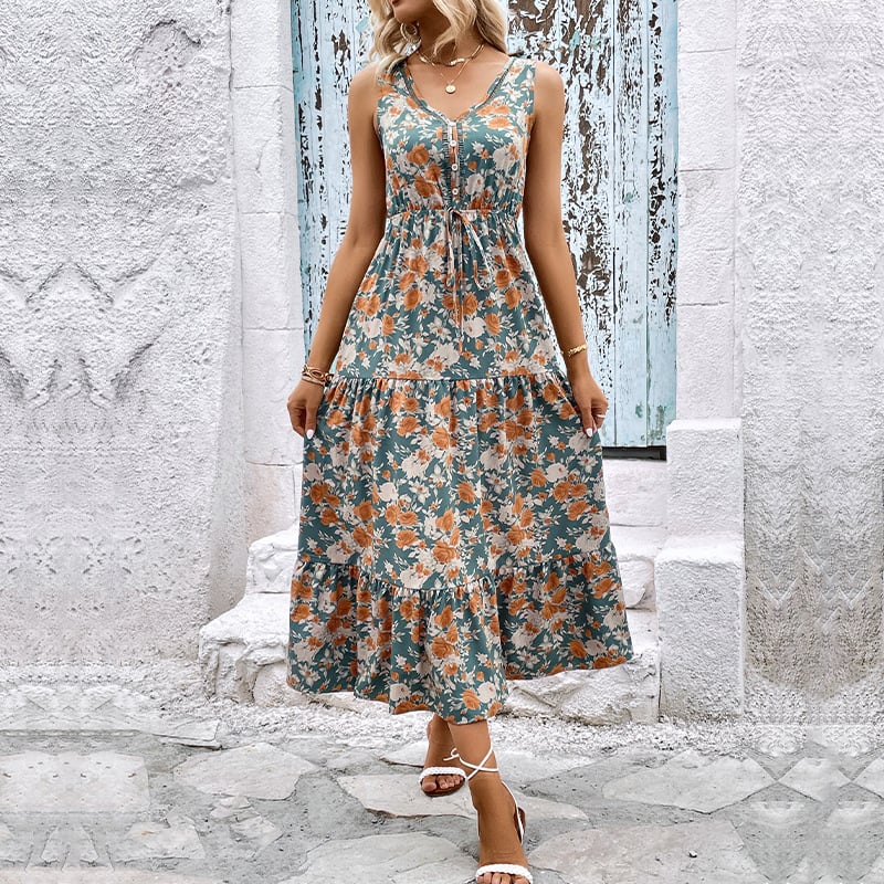 Grace™ - Elegant Floral Dress