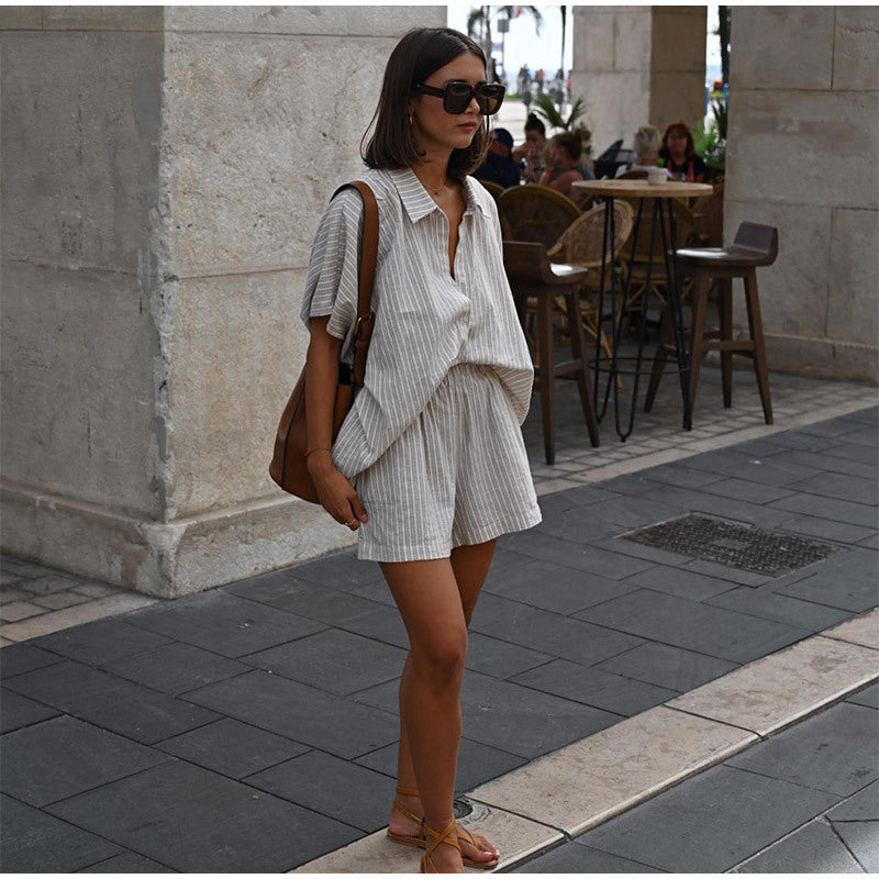 Zoe™ - Chic Striped Set