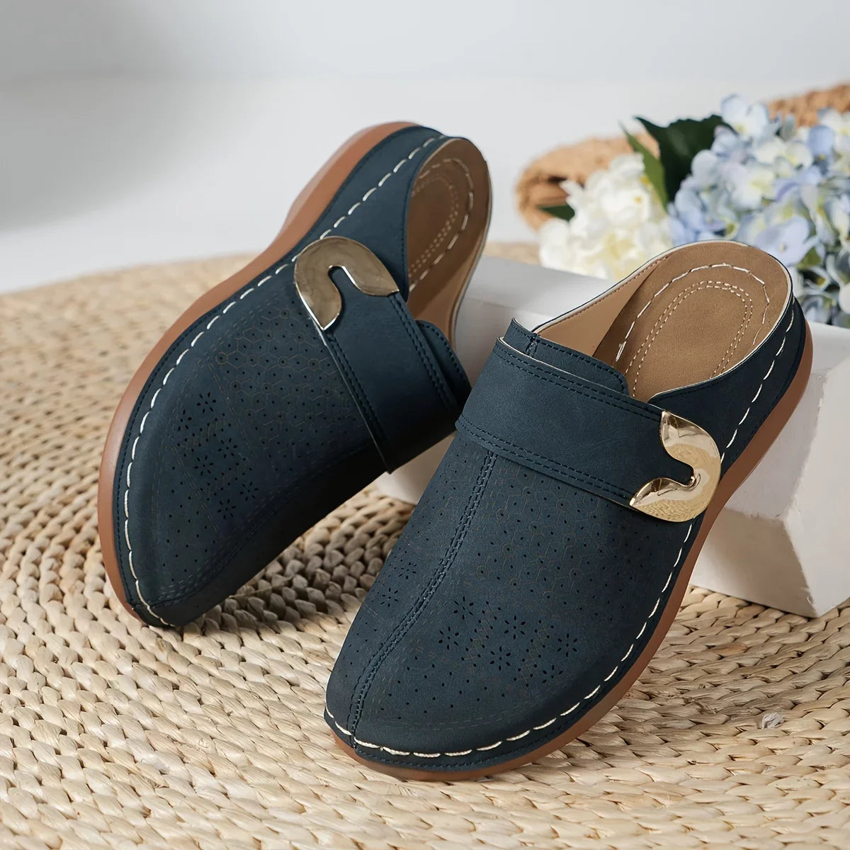 Mia™ - Chic Wedge Sandals