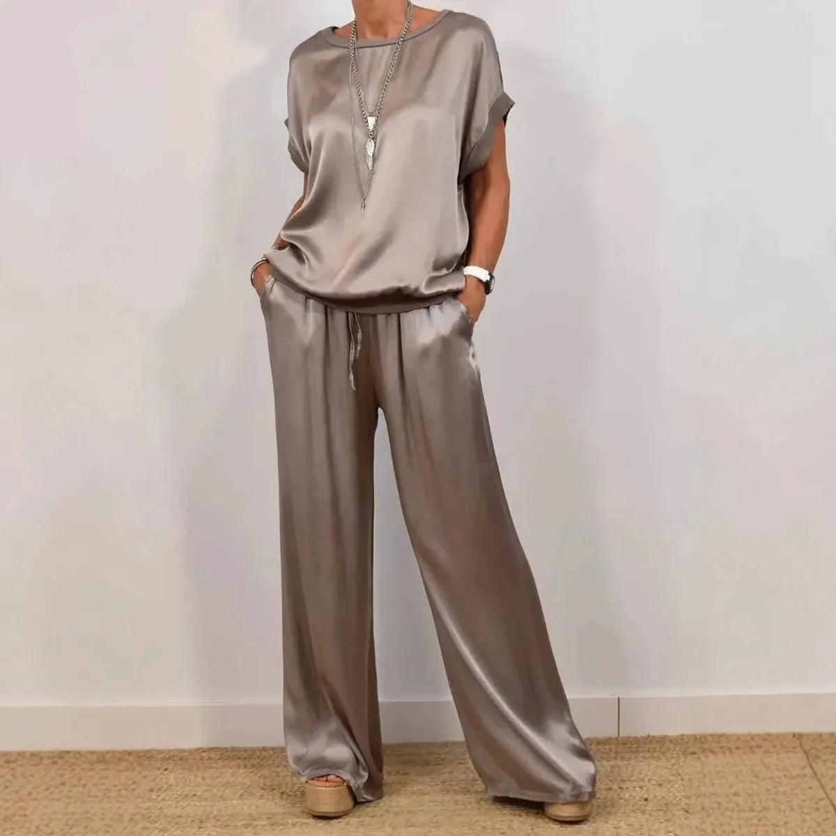 Layla™ - Casual Loose Satin Set