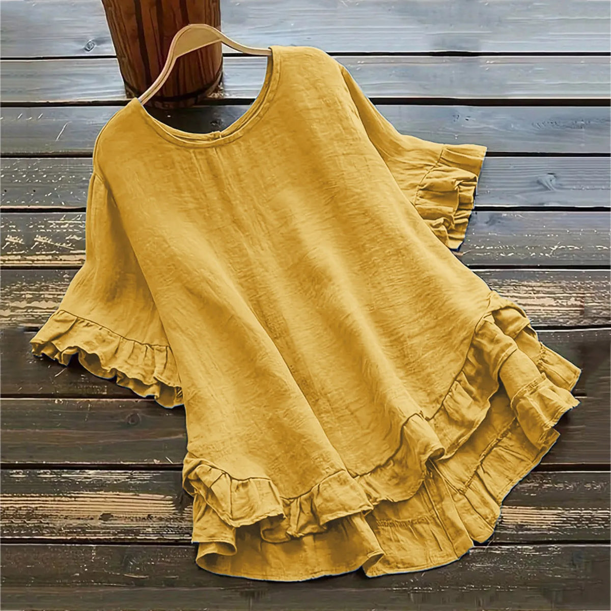Zoe™ - Stylish Linen Top