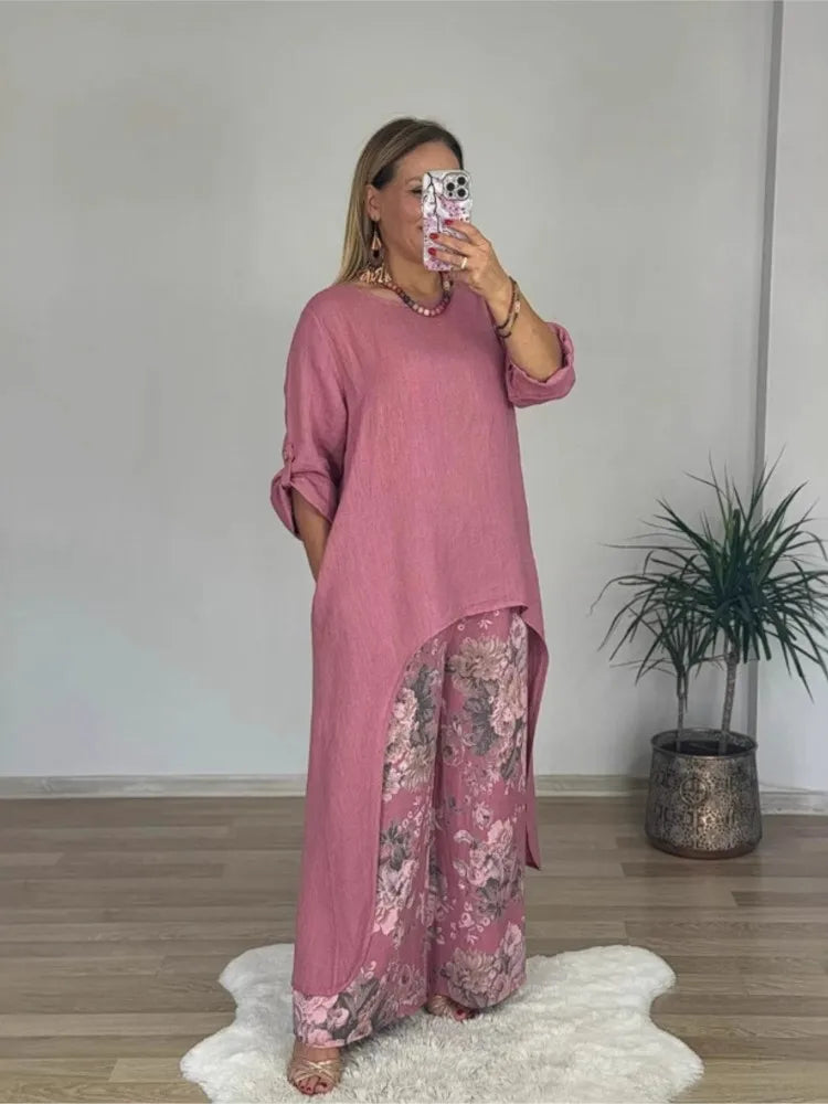Isabella™ - Elegant Top and Pants Set