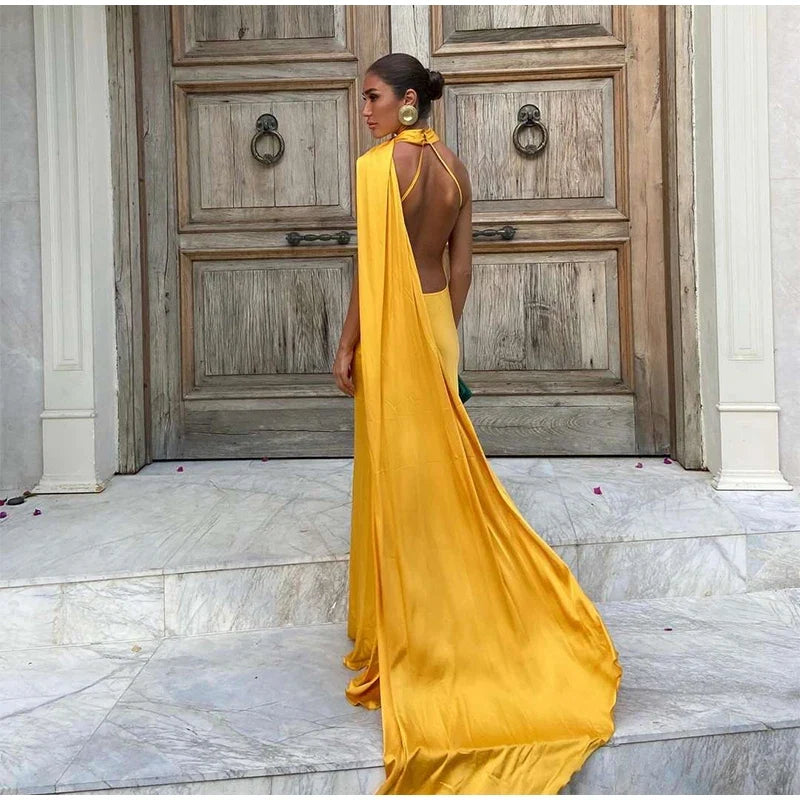 Isabella™ - Sexy Backless Long Dress