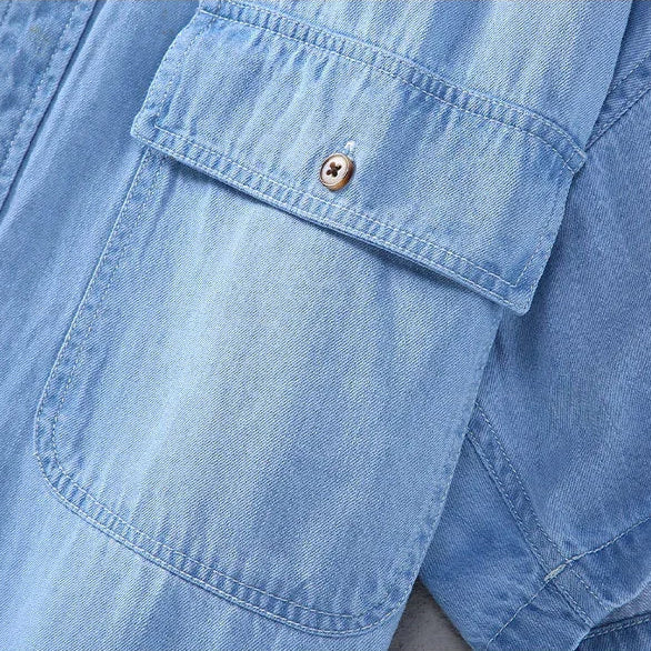 Sebastian™ - Stylish Denim Shirt
