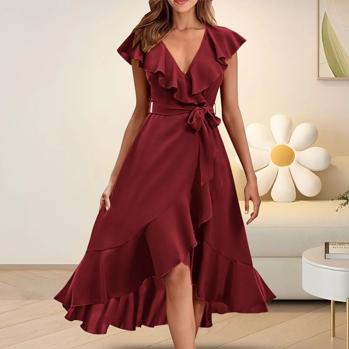 Aria™ - Stylish Ruffle Dress