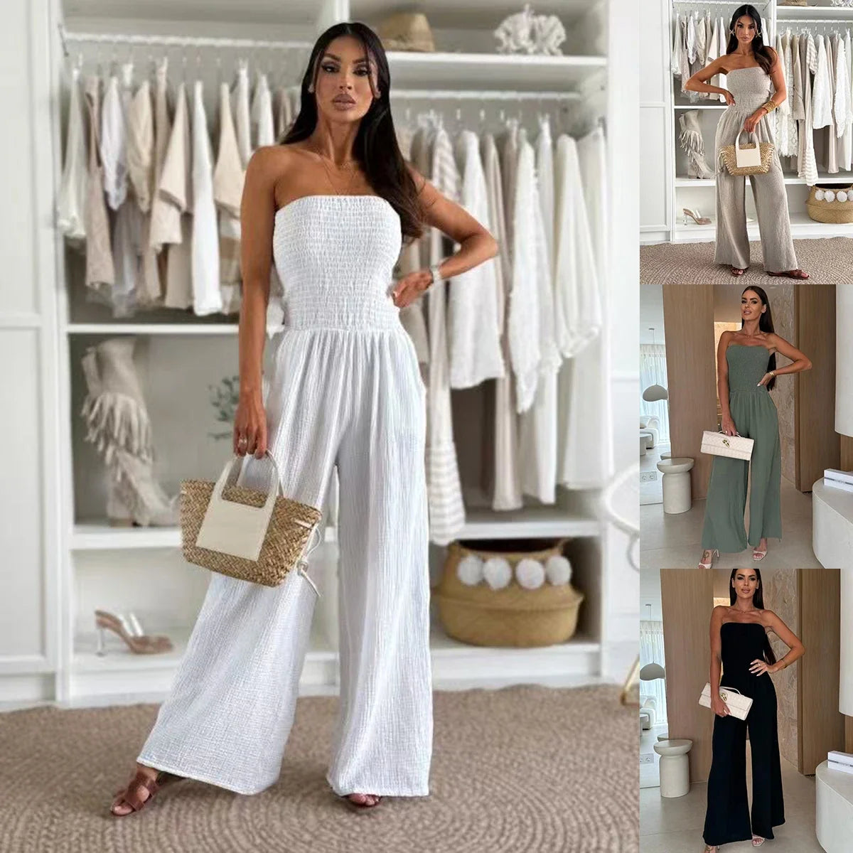 Sophia™ - Elegant Pleated Jumpsuit