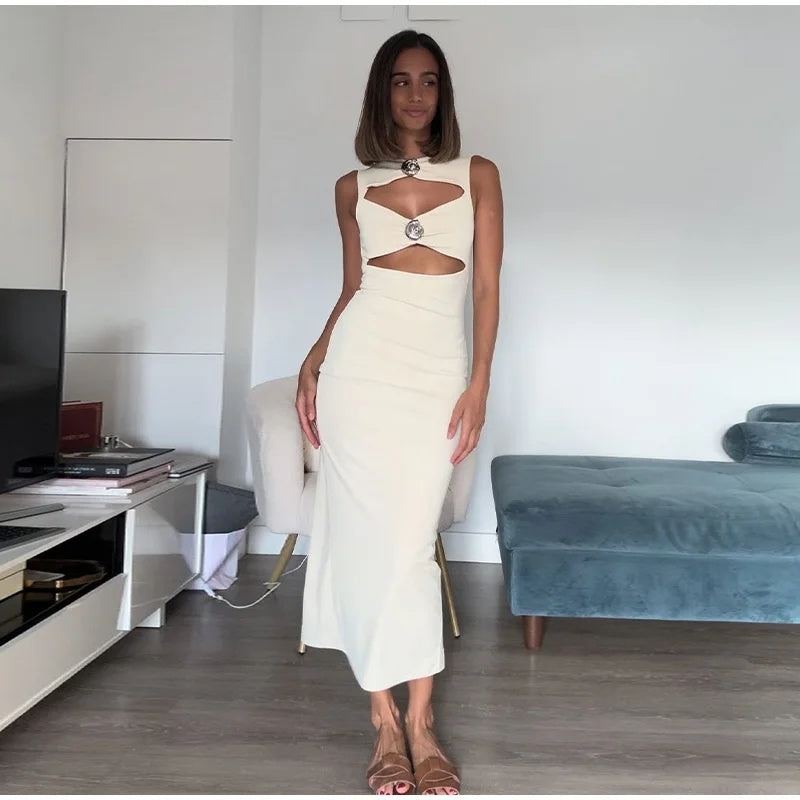 Lily™ - Elegant Strapless Long Bodycon Dress