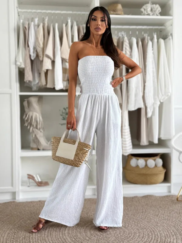 Sophia™ - Elegant Pleated Jumpsuit