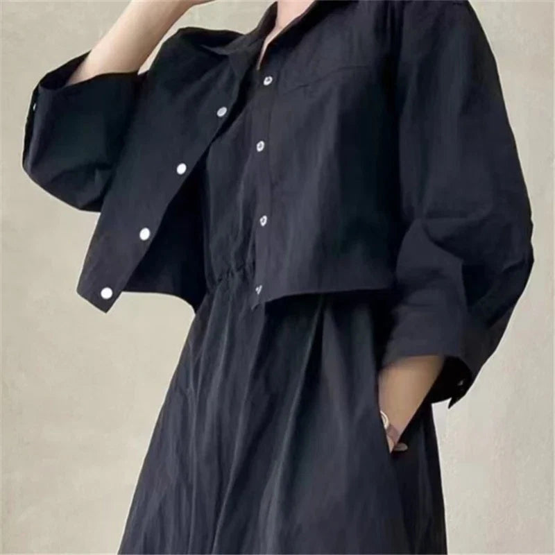 Lily™ - Stylish Tank Dress with Short Jacket
