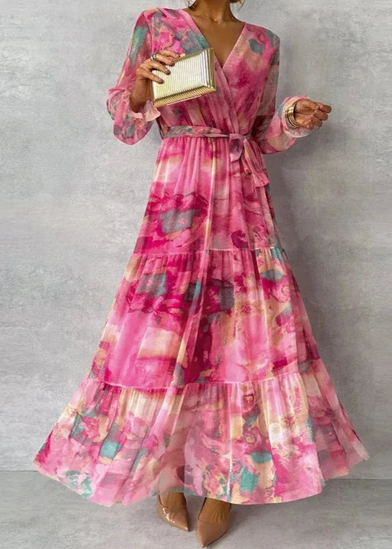 Grace™ - Elegant Floral Handmade Dress
