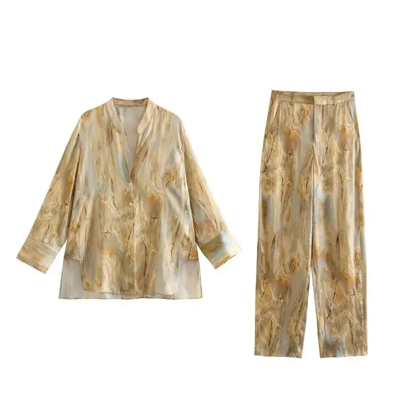 Victoria™ - Modern Shirt and Pants Set