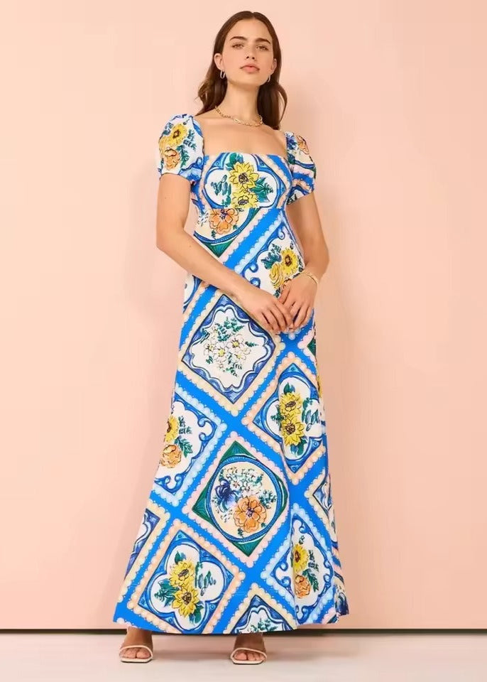 Avery™ - Printed Long Summer Dress
