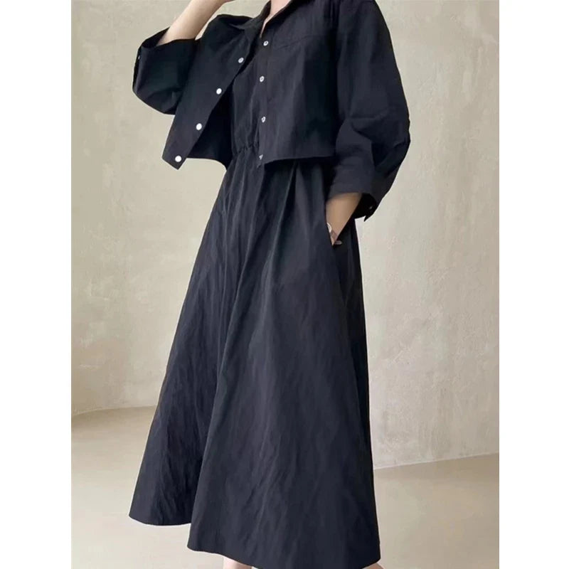 Lily™ - Stylish Tank Dress with Short Jacket