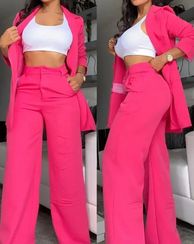 Mia™ - Stylish Two Piece Suit Set