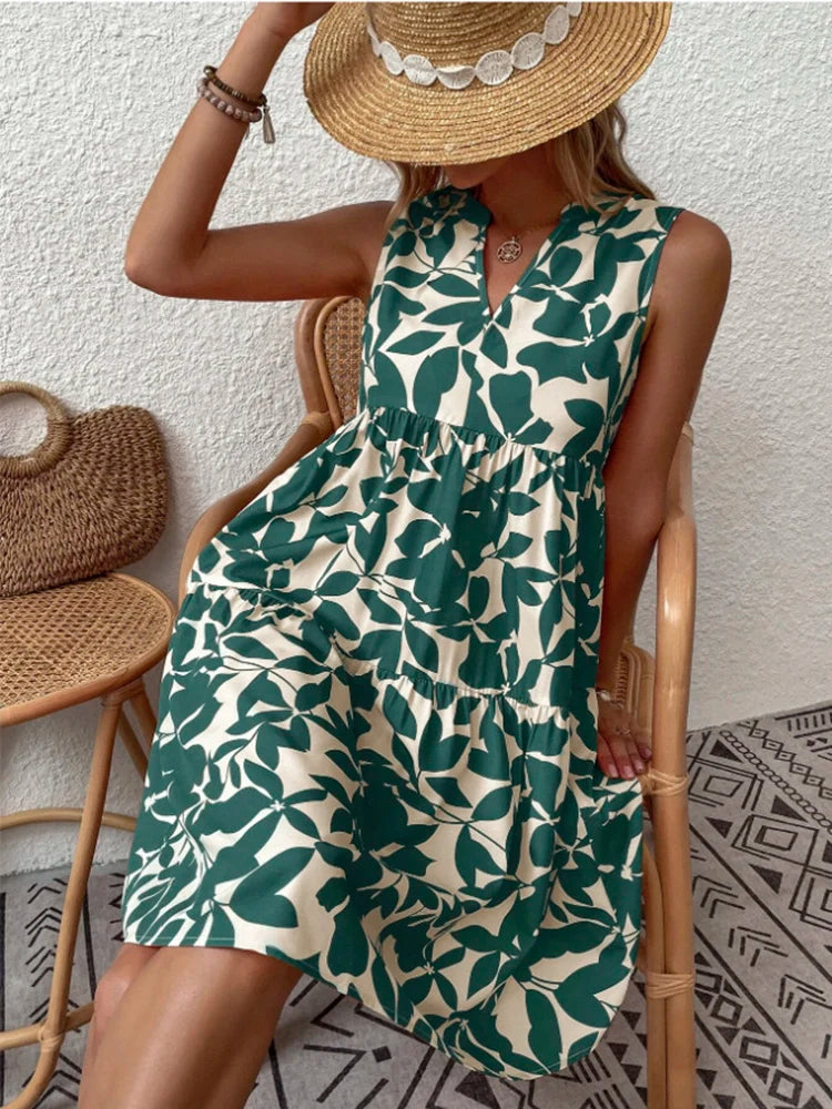 Avery™ - Stylish Sleeveless Mini Dress