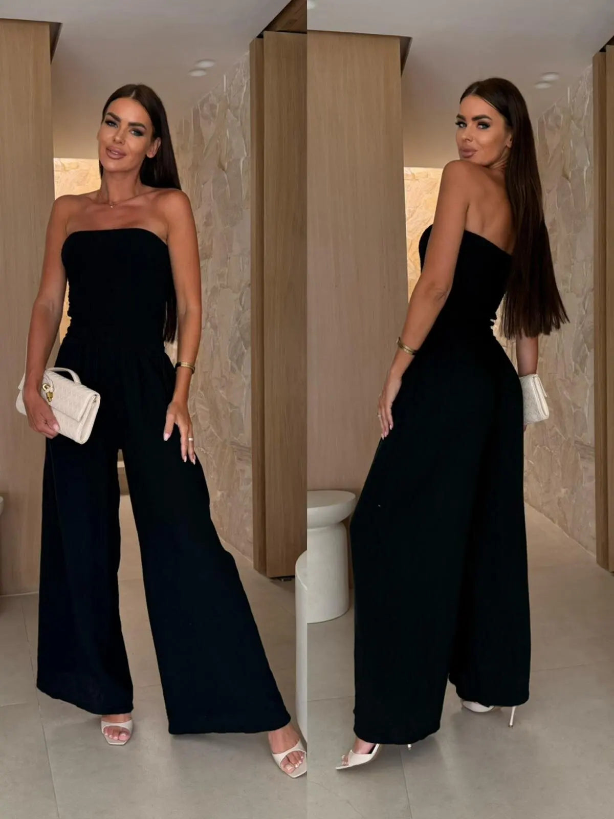 Sophia™ - Elegant Pleated Jumpsuit